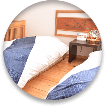 八幡平市松川温泉　松川荘　ベッドルーム